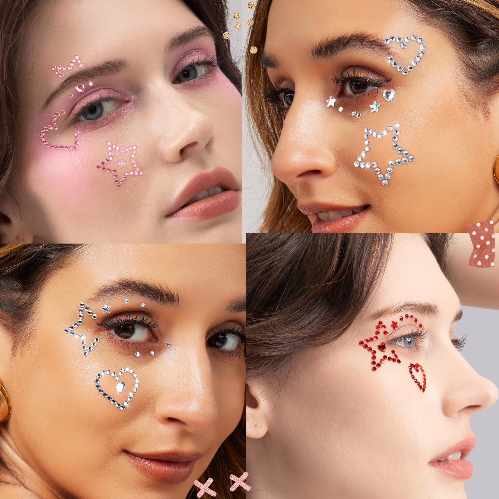 Gemas Faciais, Strass para o R - Body Jewelry Stickers avaliação e preço