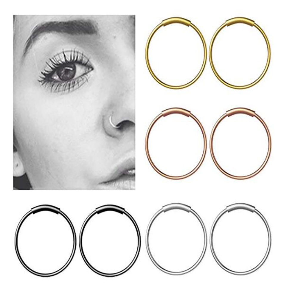 3 peças/lote Argolas Contínuas - Body Jewelry Surgical Steel avaliação e preço