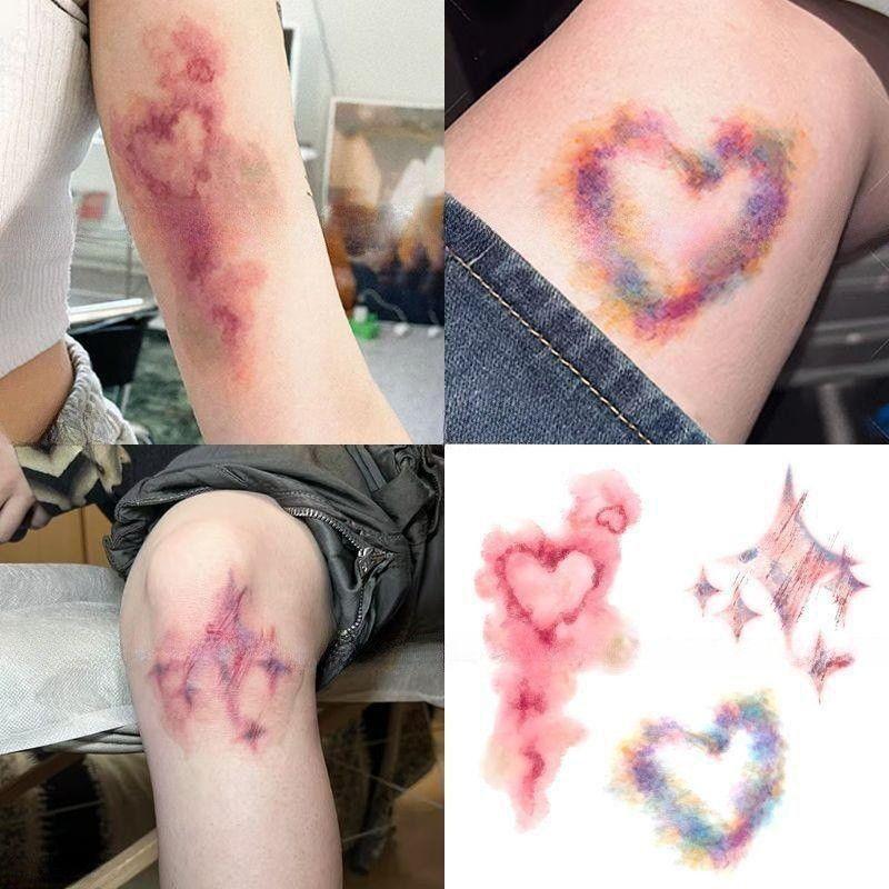 4 folhas de tatuagem falsa par - Body Jewelry Stickers avaliação e preço